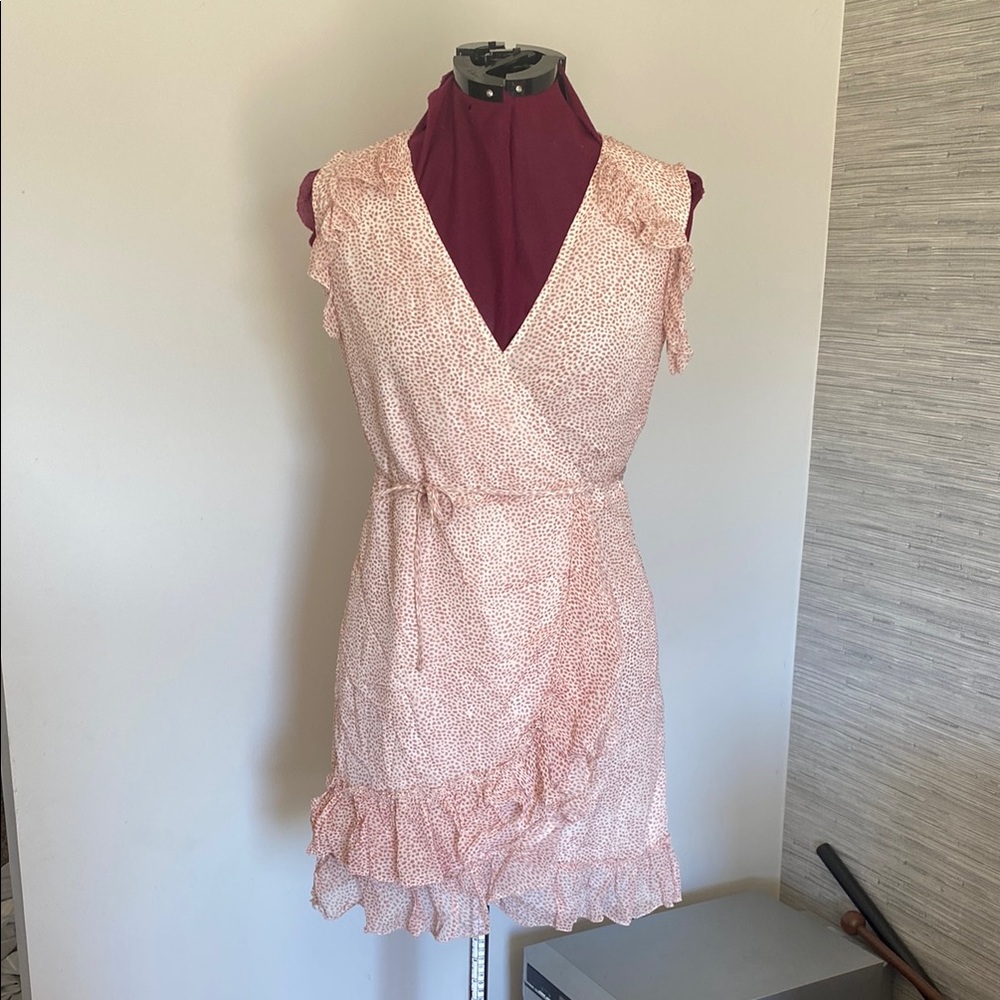 All Saints Priya Leox Wrap Dress (Size S)